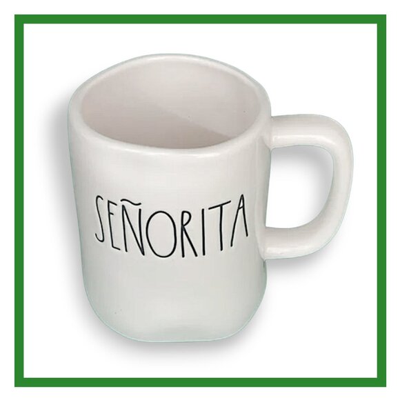 Rae Dunn "Senorita" White 16oz Ceramic Mug - Picture 1 of 4